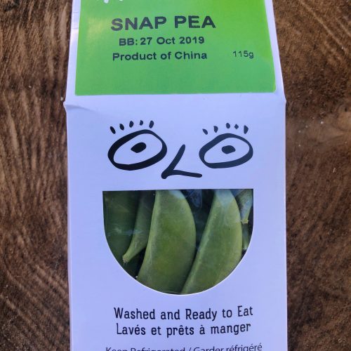 Fresh Snap Peas: 12 x 115g Snack Boxes